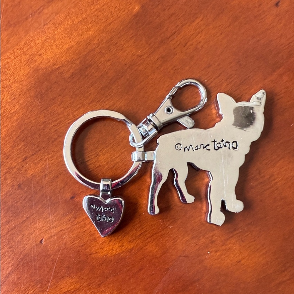 Marc Tetro Boston Terrier keychain - Picture 2 of 2